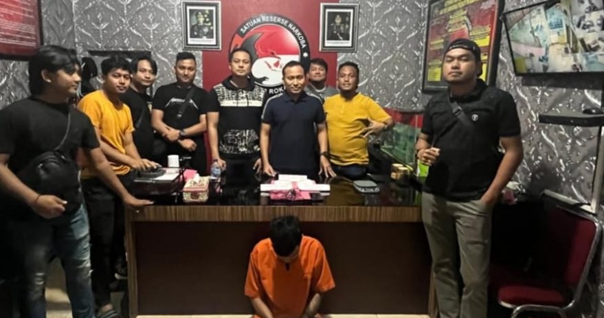 Miliki Sabu, ND Diciduk Satnarkoba Polres Rohil