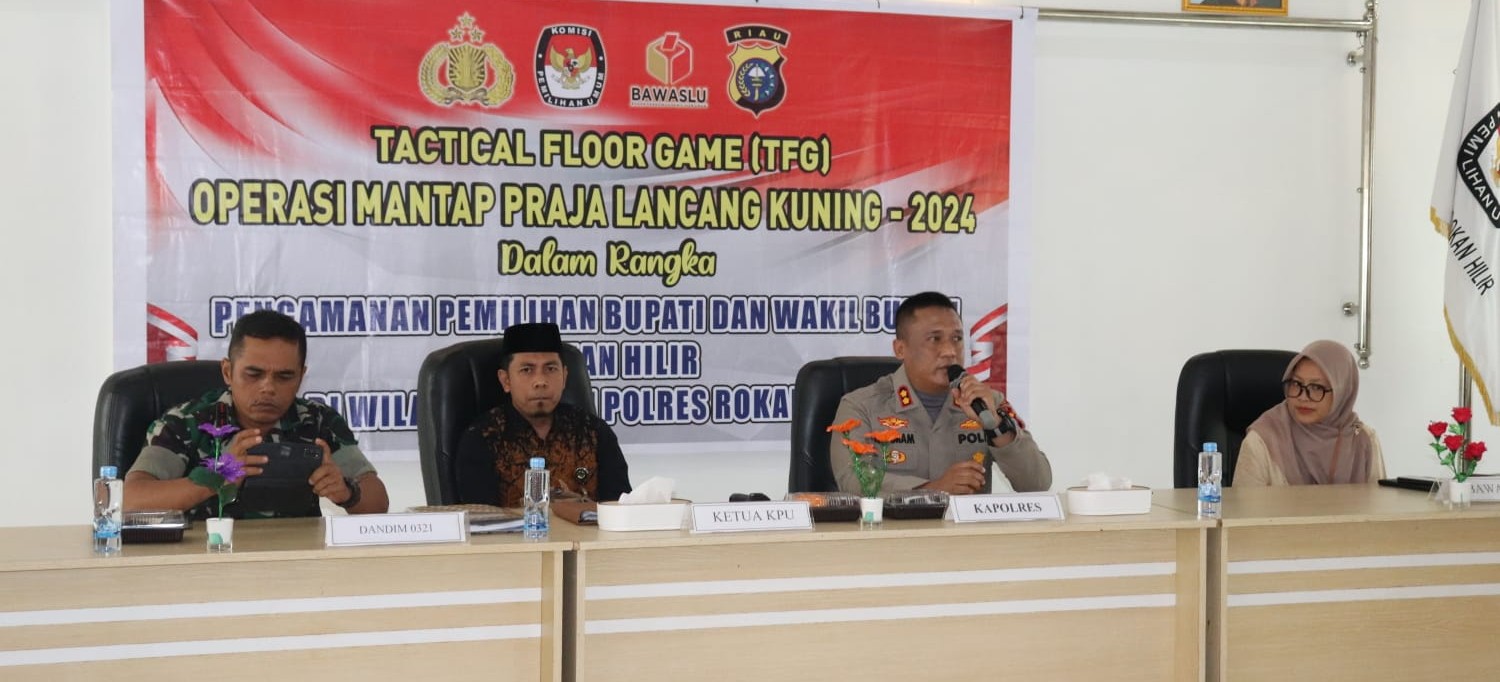 Kapolres Rohil Bersama Forkopimda Gelar Pelatihan TFG Dalam Rangka Ops Praja LK