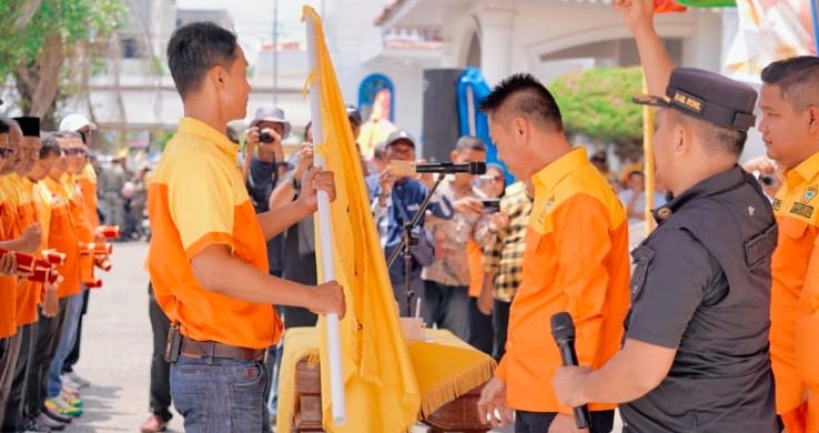 Afrizal Sintong Lantik 3 Ribu Pengurus Kasgoro 1957 se Rohil