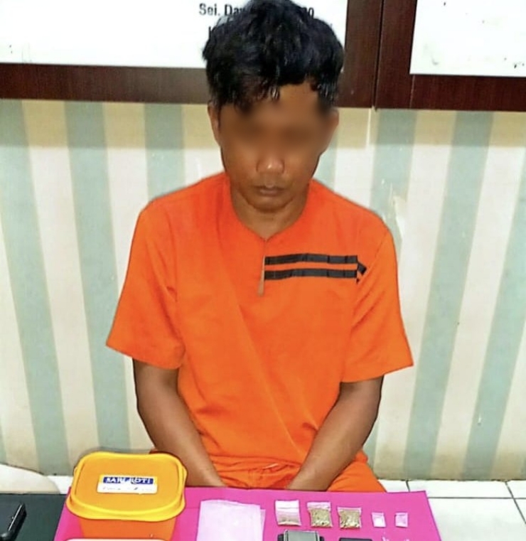 Pemili Sabu dan Ganja Diciduk Polsek Rengat Barat