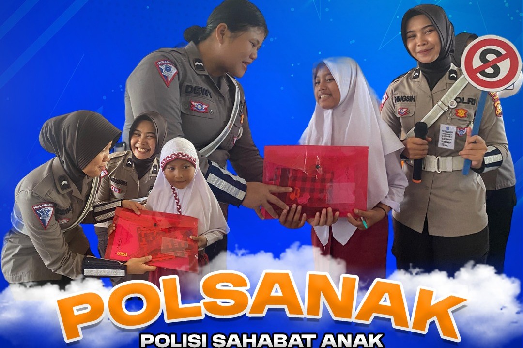 Sambut HUT Polwan ke 76 Polwan Polres Rohil Gelar Police Goes To School