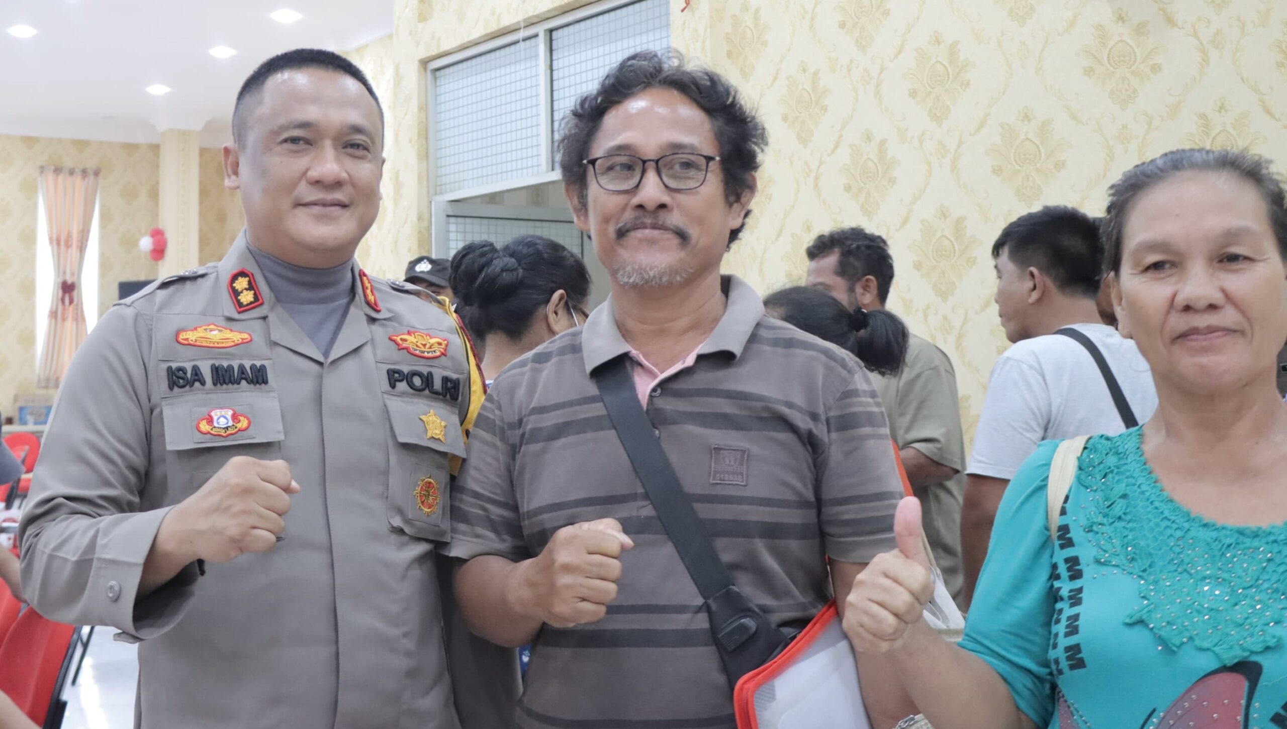 Cooling System Kapolres Rohil Himbau Pihak Tarima Cs dan Hulman Untuk Menahan Diri