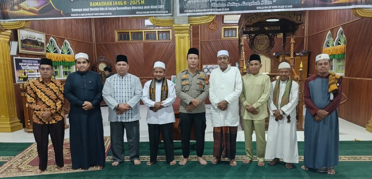 Wujud Polri Presisi Polsek Pujud Ikuti Nuzul Quran Ramadhan