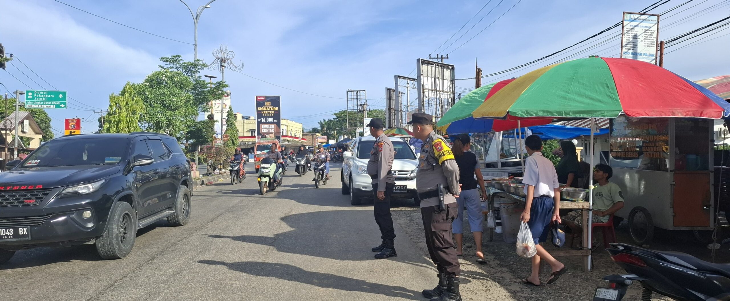 Ops Ketupat LK 2025 Polsek Bagan Sinembah Gelar Gatur Lalin