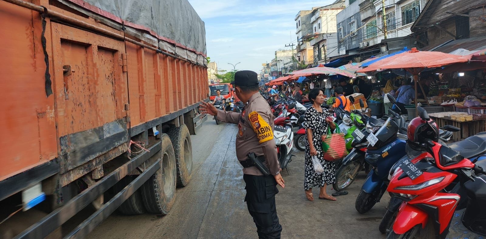 Agar Aman dan Lancar Polsek Bagan Sinembah Gelar Strong Poin