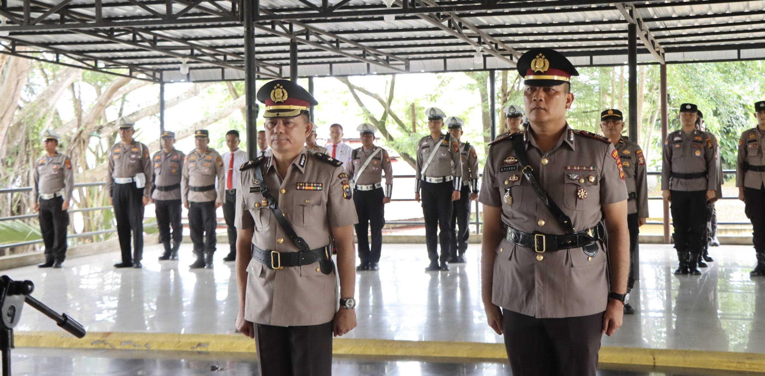 Kapolres Rohil Pimpin Upacara Sertijab Polsek Bagan Sinembah