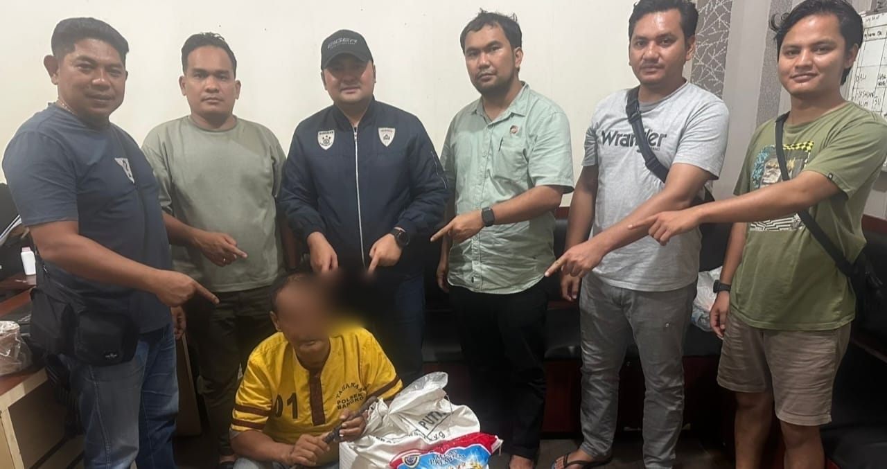Berdasarkan Cctv Opsnal Polsek Bangko Ciduk Pelaku Curat Sembako