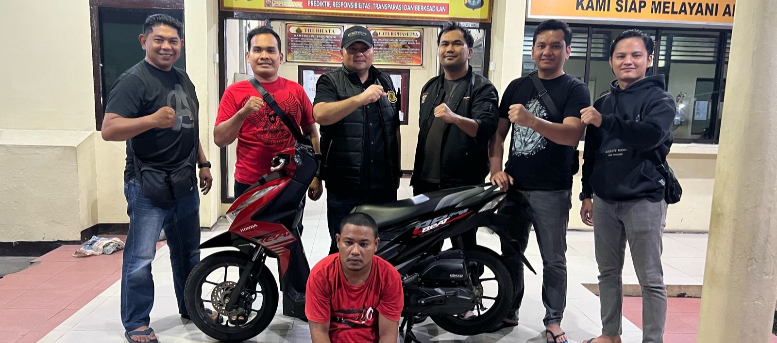 Opsnal Polsek Bangko Berhasil Ciduk Pelaku Curanmor