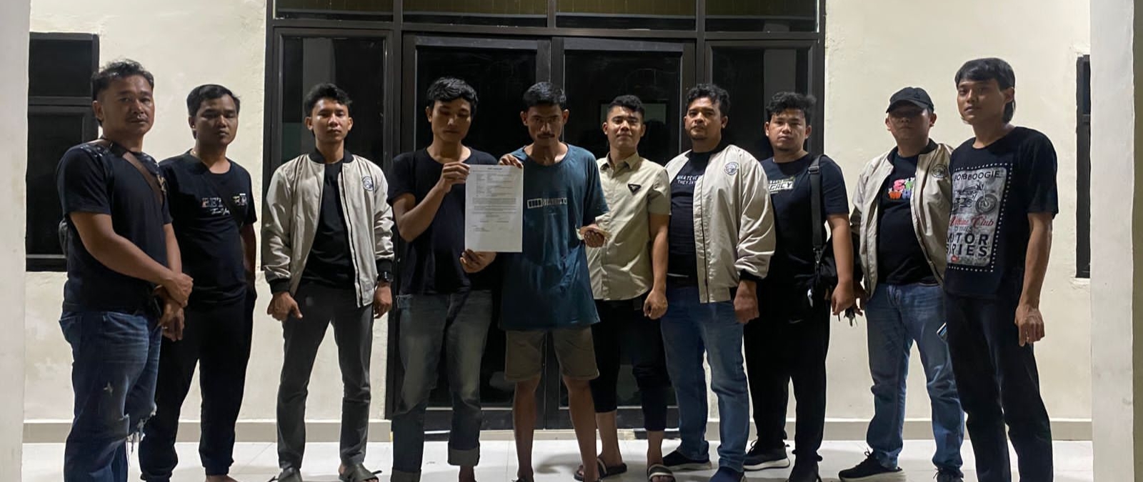 Satreskrim Polres Rohil Amankan 3 Pelaku Pungli Supir Truk