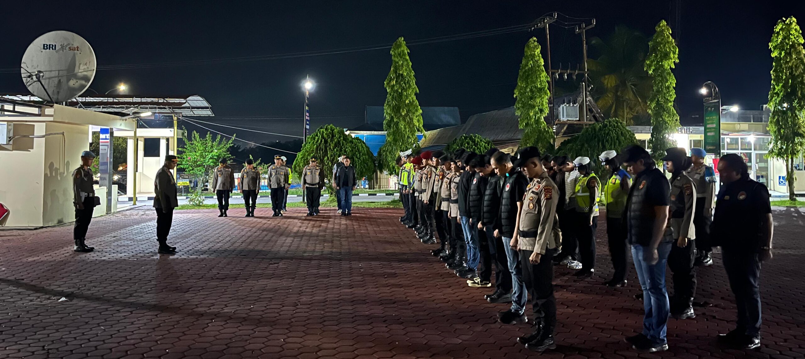 Polres Rohil dan Jajaran Serentak KRYD dan Patroli Antisipasi Premanisme