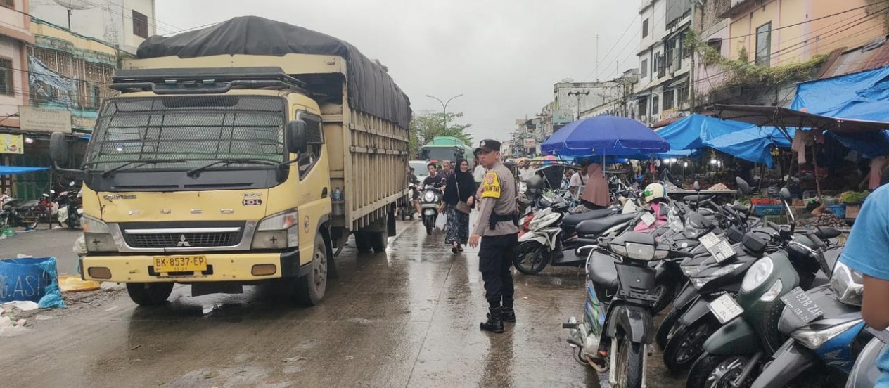 Agar Aman dan Lancar Polsek Bagan Sinembah Gelar Strong Point