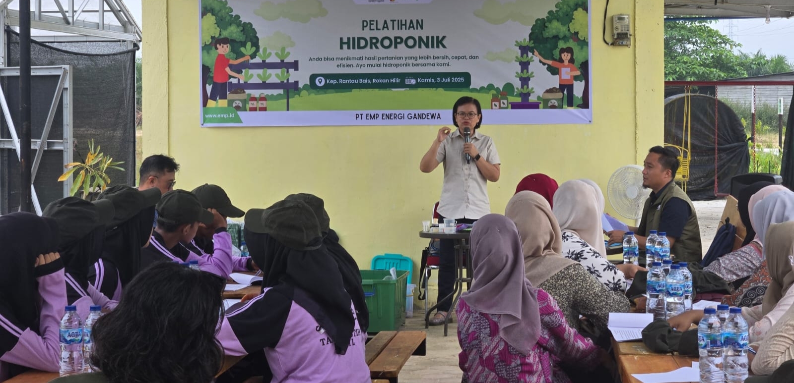 EMP Energi Gandewa Gelar Pelatihan Hidroponik Ramah Lingkungan