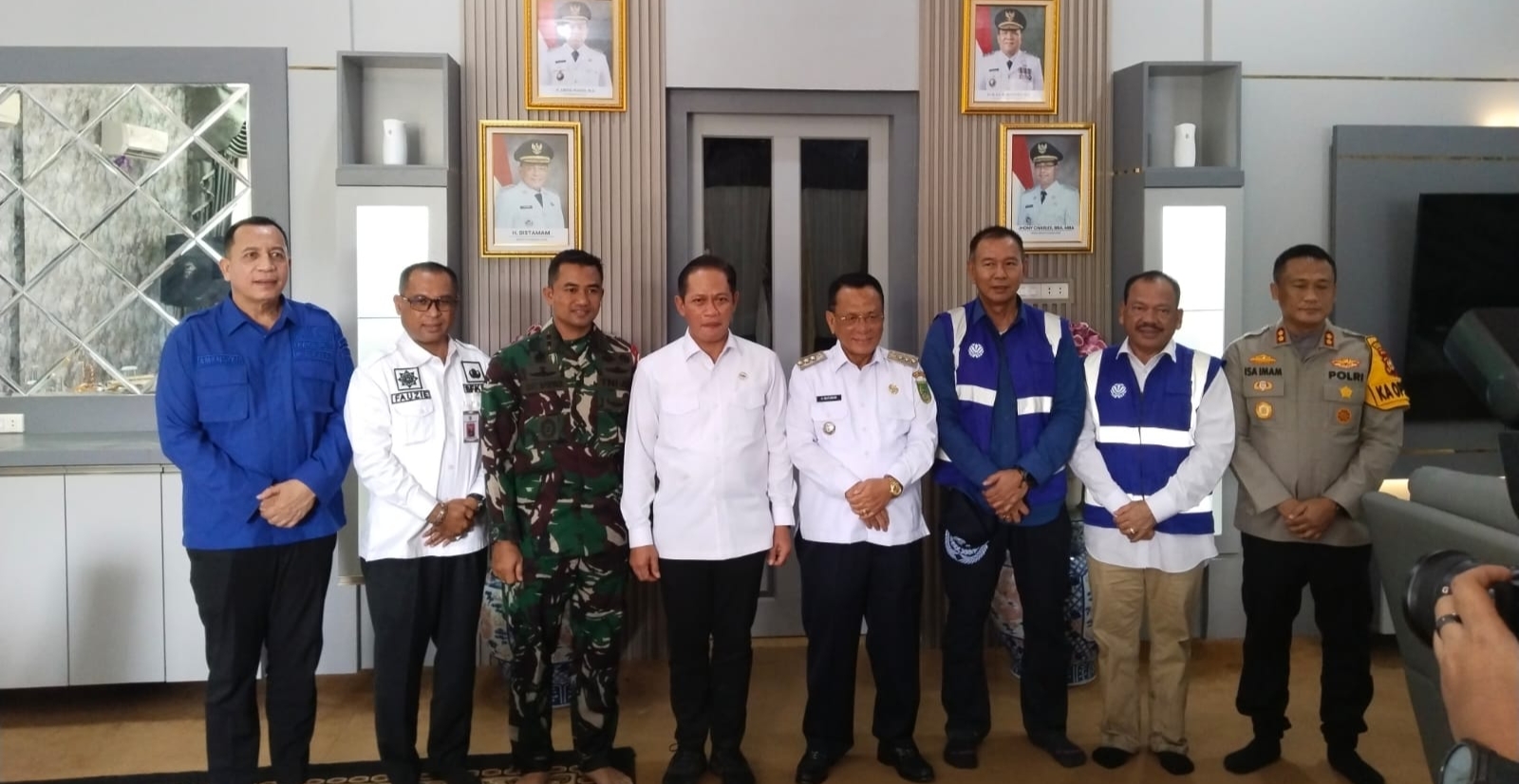 Kompak dan Solid Atasi Karhutla Mentri LH Apresiasi Forkopimda Rohil