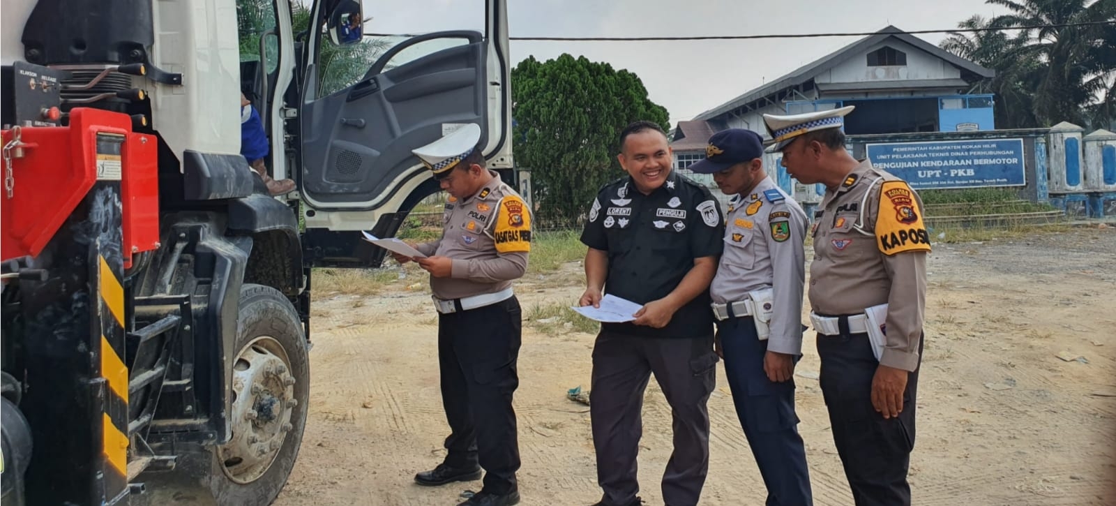 Tekan Angka Lakalantas Satlantas Polres Rohil Gelar Ramp Check