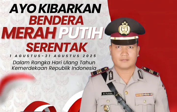 Kapolsek Bagan Sinembah Himbau Masyarakat Agar Memasang Bendera Merah Putih Jelang 17 Agustus 2025