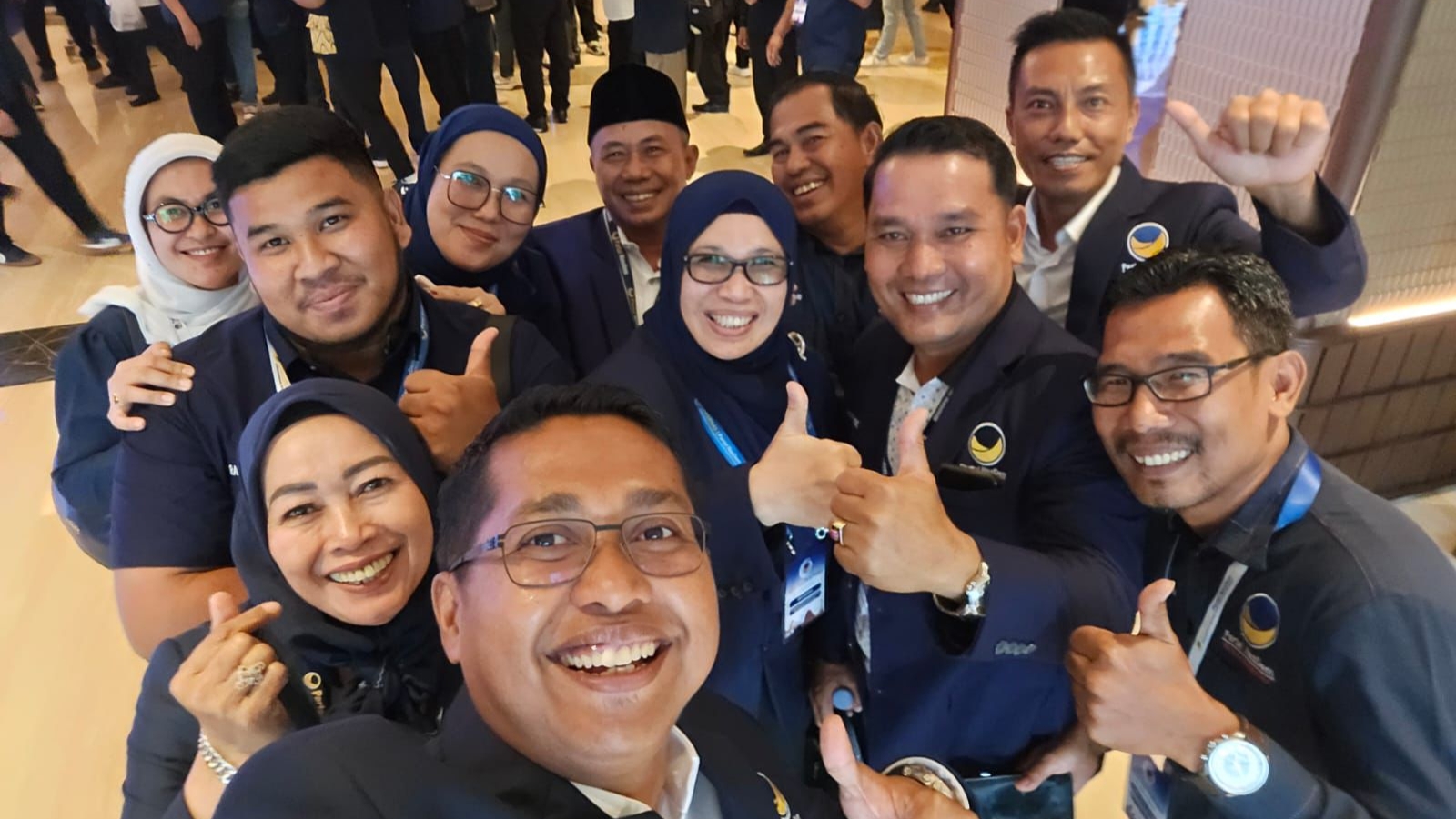 Rakernas di Makassar di Hadiri DPD Partai Nasdem Rohil