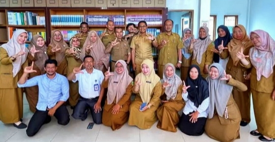 Wabup Rohil Kunjungi Dinas Perpustakaan Dan Kearsipan