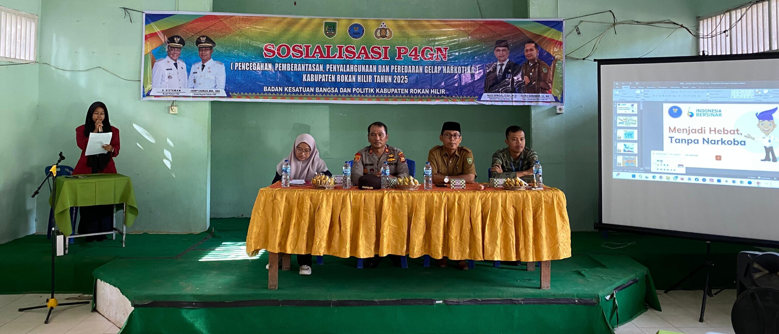 Kapolsek Bangko Pusako Jadi Narasumber Sosialisasi P4GN di SMA N 3