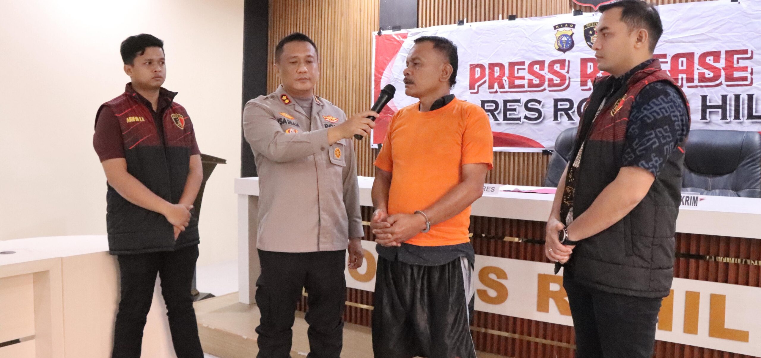 Kapolres Rohil Ungkap Pelaku Tindak Pidana Penjagalan Terhadap Hewan