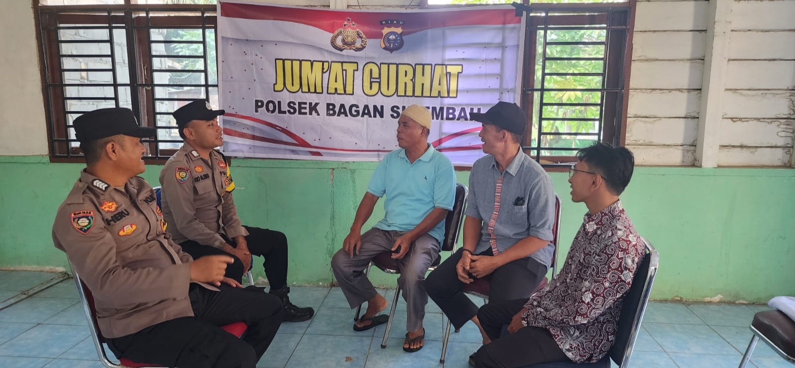 Tingkatkan Kamtibmas Polsek Bagan Sinembah Gelar Jum’at Curhat