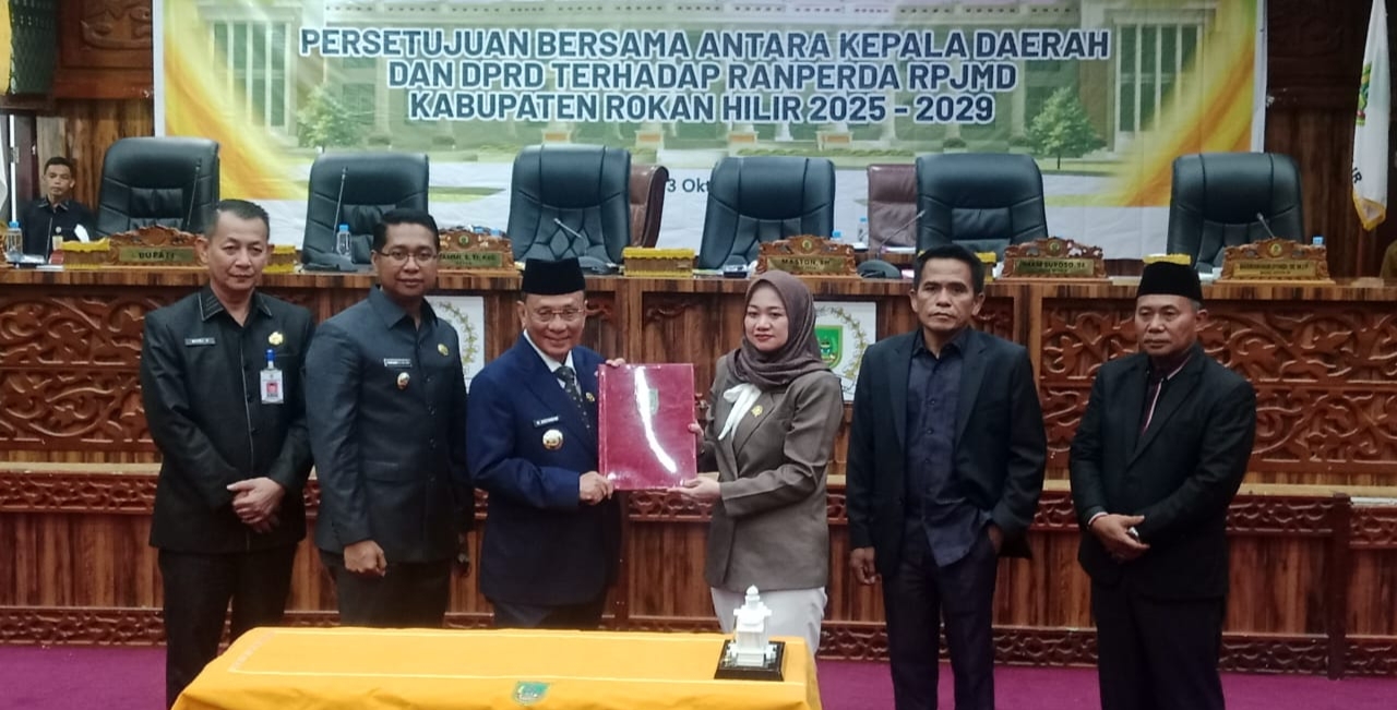 RANPERDA RPJMD Tahun 2025-2029 Di Sepakati Bersama Pemerintah Rohil