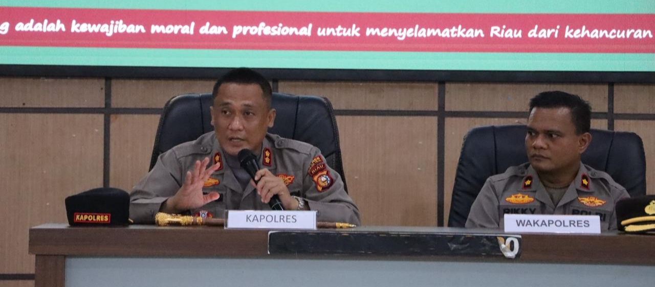 Polres Rutin Sosialisasi Green Policing Polda Riau