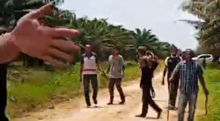 Kapolsek Bagan Sinembah Amankan Bentrok Warga di Kebun Rumbia 1