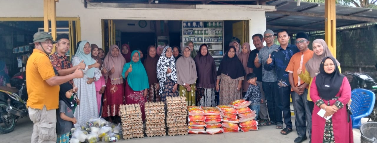 Gerak Bersama Tim GJB Pemuda Sintong 22 Warga Kurang Mampu Rutin Terima Sembako