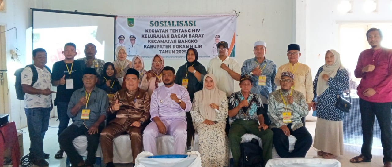 Cegah Penyakit Kelurahan Bagan Barat Sosialisasi Pencegahan HIV-AIDS