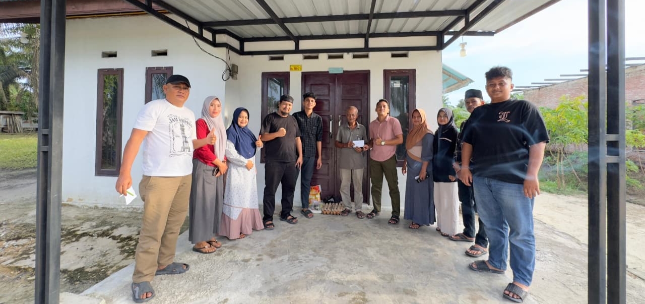 GJB Pemuda Sintong Rutin Saluran Sembako ke 18 Warga Kurang Mampu