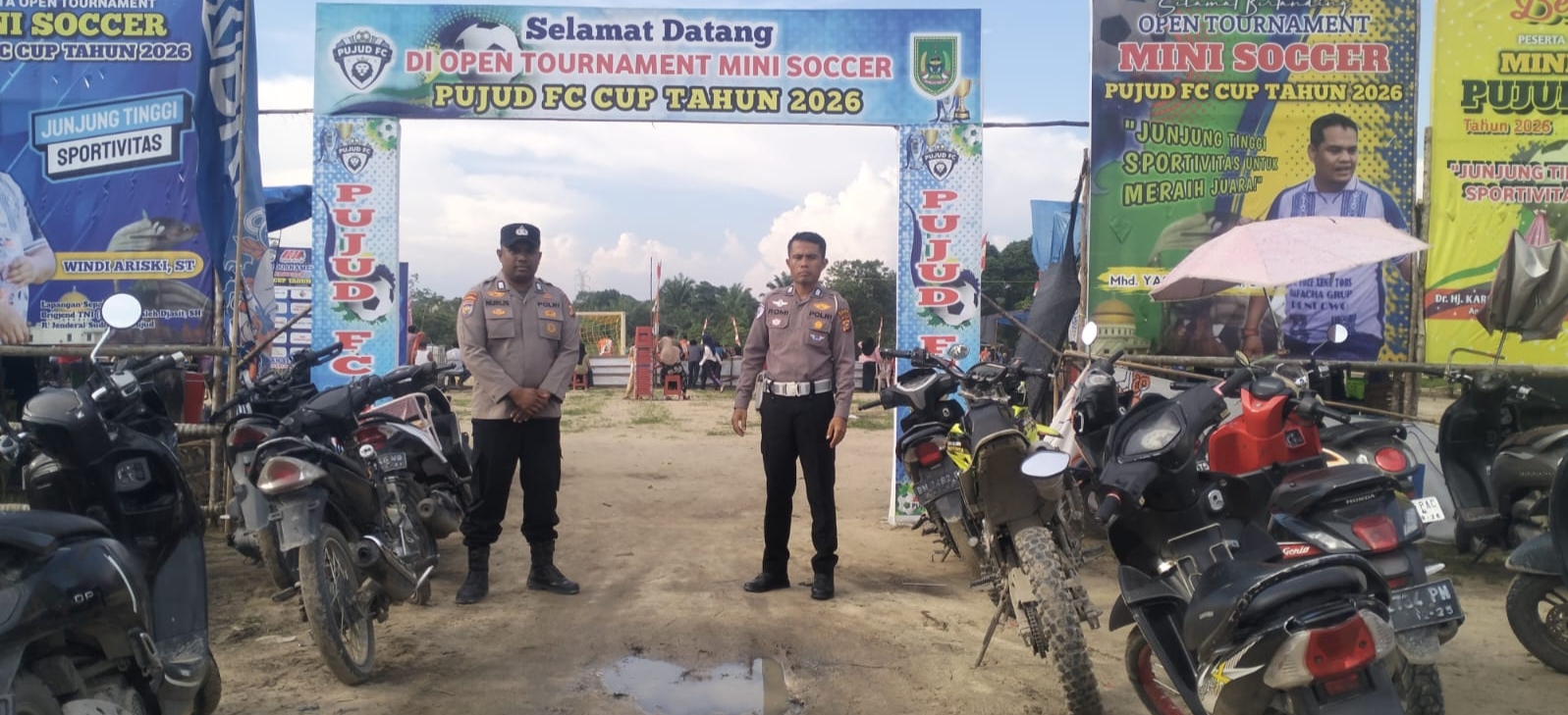 Polsek Pujud Gelar PAM Open Turnamen Minisoccer FC 2026