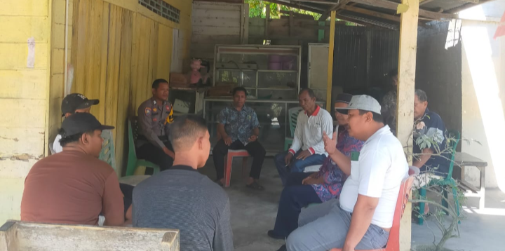 Polsek Pujud Himbau Masyarakat Jaga Kamtibmas Saat Sambang Warga