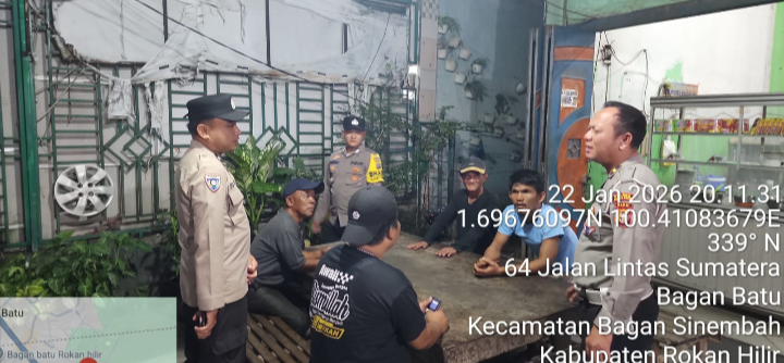 Cegah C3 Polsek Bagan Sinembah Gelar KRYD
