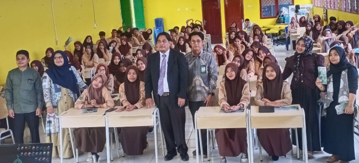 STAI Ar-Ridho Bagan Siapi-api Sosialisasi PMB di SMKN 1 Bangko