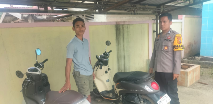 Sosialisasi Kamtibmas Rutin Polsek Pujud Sambangi Warga