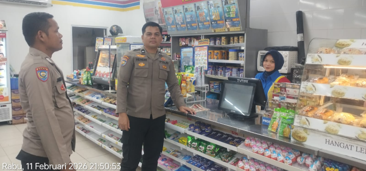 Cegah Gangguan Kamtibmas Tim Raga Polsek Pujud Gelar Patroli