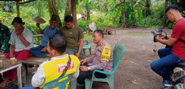 Desa Perkebunan Siarang Arang Terima Pesan Kamtibmas Dari Polsek Pujud
