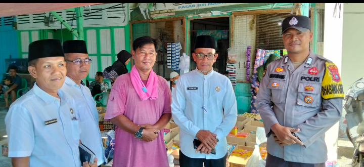 Cegah C3 Polsek Pujud Gelar PAM dan Patroli di Pasar Siti Maryam