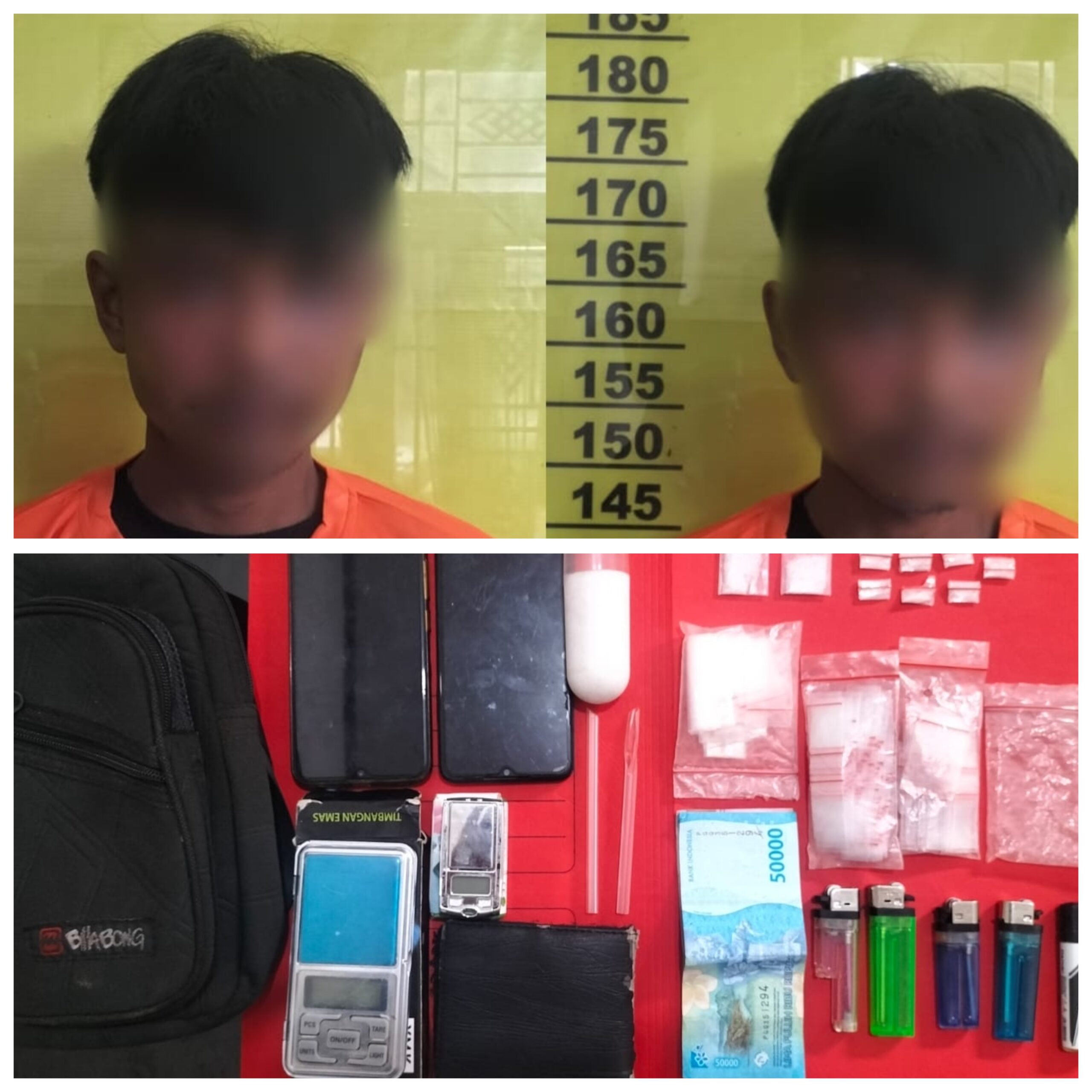 Kedapatan Bawa 14 Paket Sabu MSP Diamankan Polsek Pujud