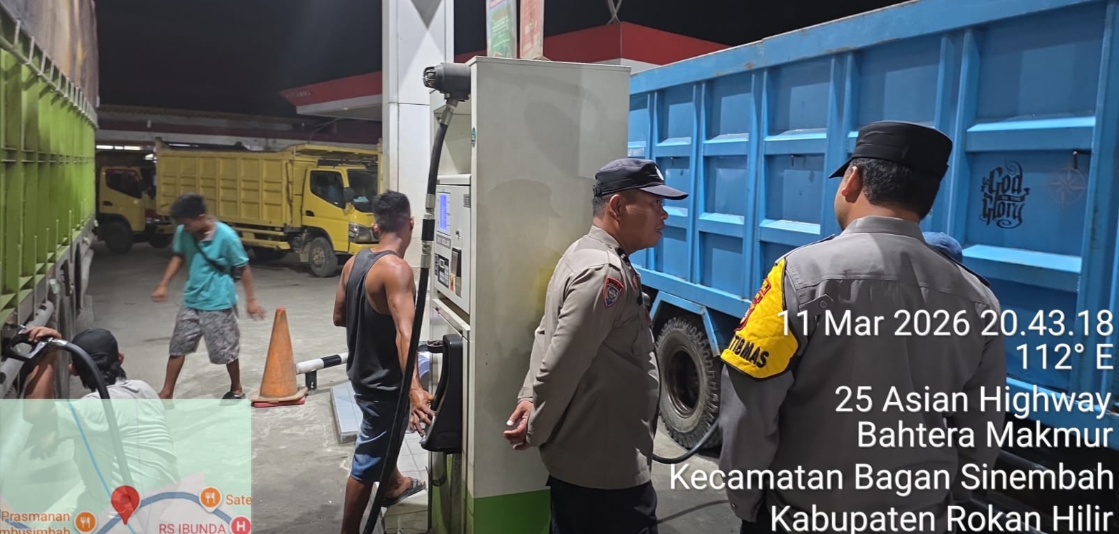 KRYD Rutin Polsek Bagan Sinembah Cegah C3