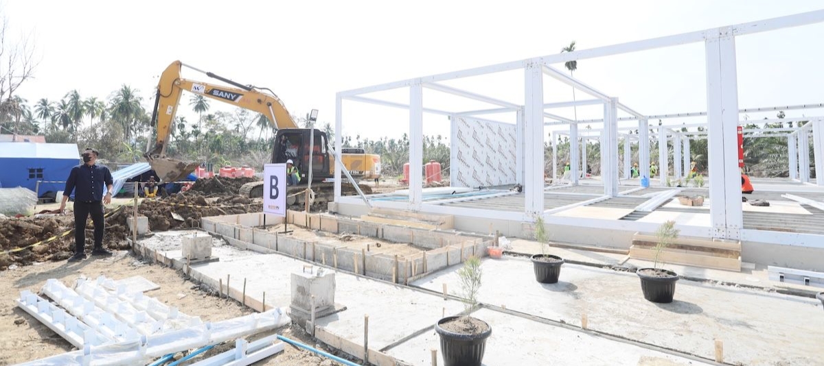 Jelang Lebaran Satgas PRR Rampungkan 81% Target Pembangunan Huntara