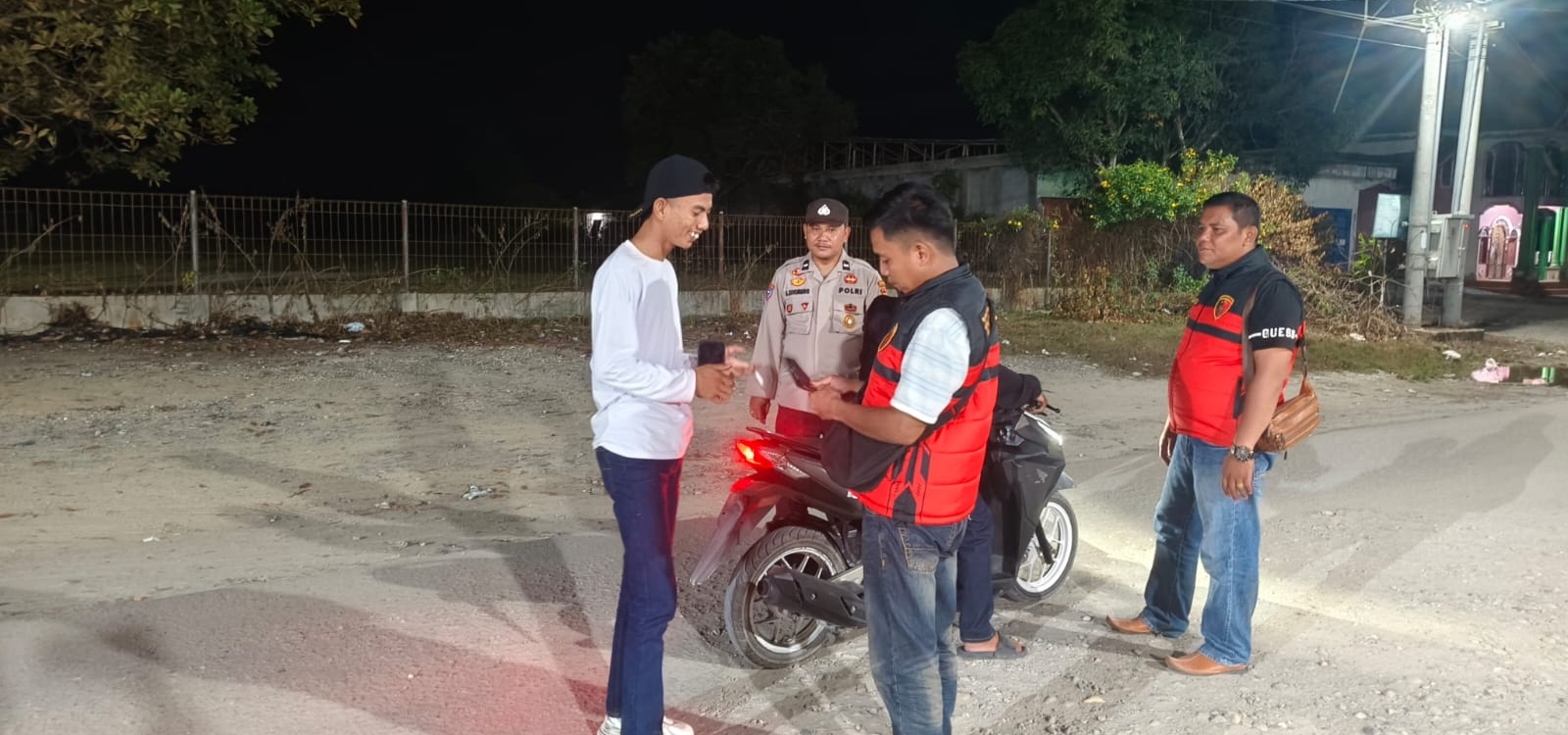 Tingkatkan Kamtibmas Tim Raga Polsek Pujud Intensifkan Patroli