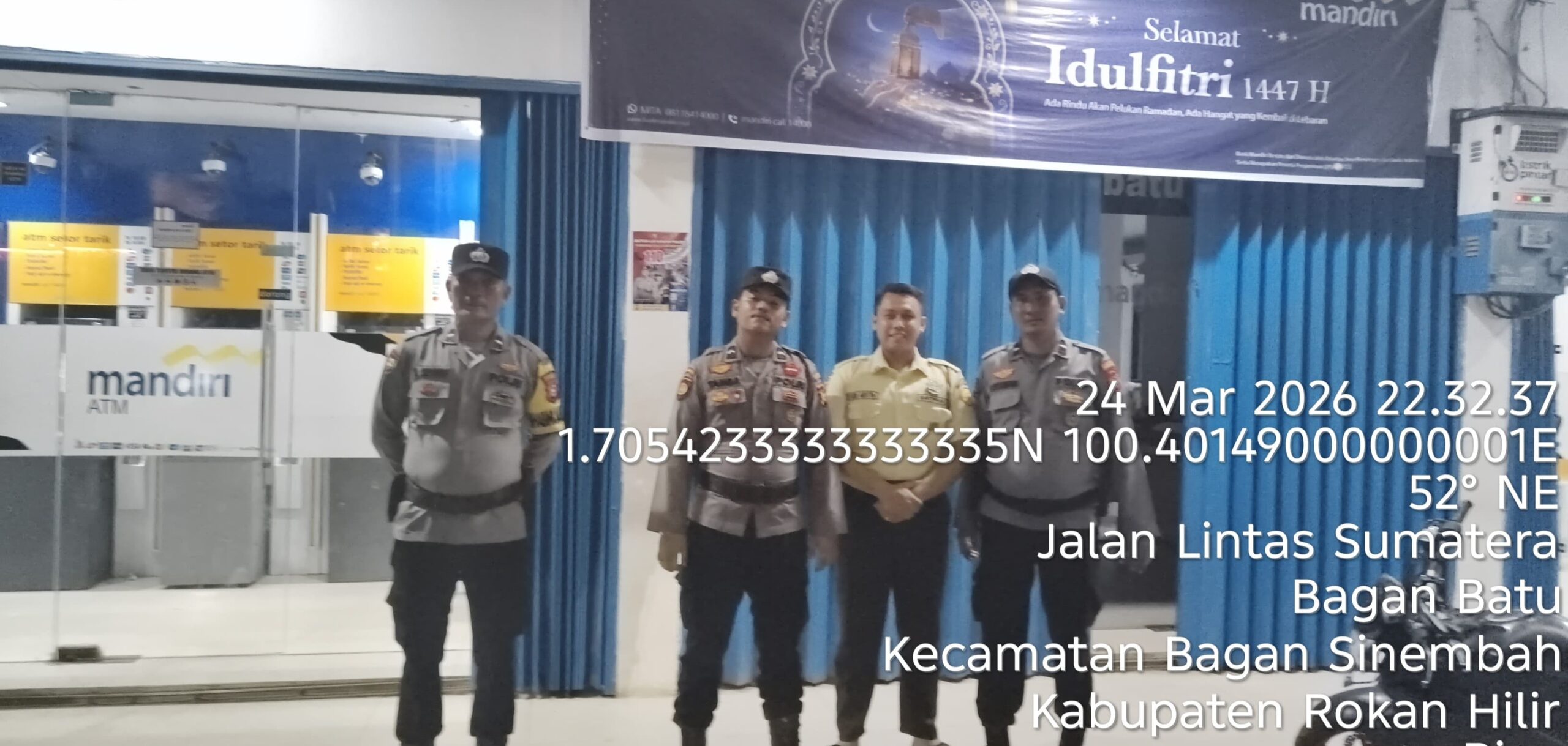 Patroli Rutin Polsek Bagan Sinembah Cegah C3 dan Premanisme