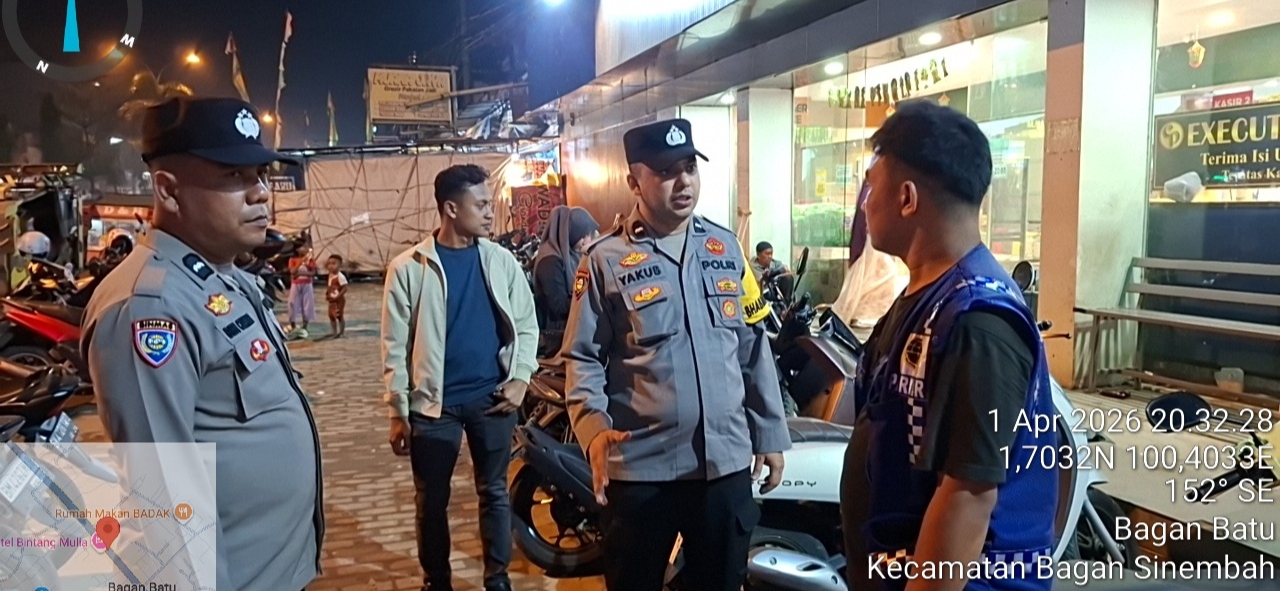 Antisipasi C3 dan Premanisme Polsek Bagan Sinembah Gelar KRYD