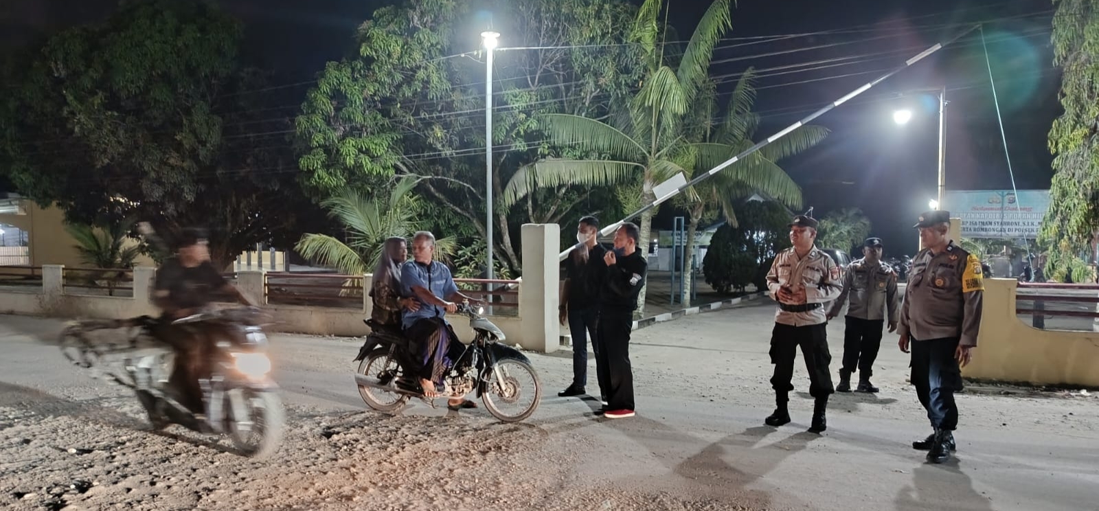 KRYD Rutin Polsek Pujud Cegah C3 dan Premanisme