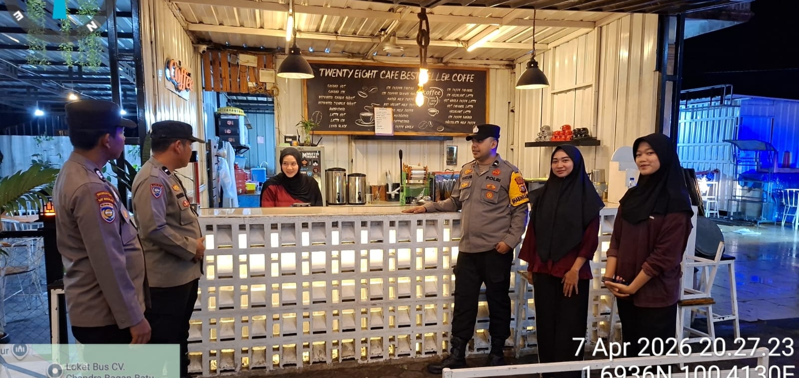 Cipta Kondusif Polsek Bagan Sinembah Rutin KRYD