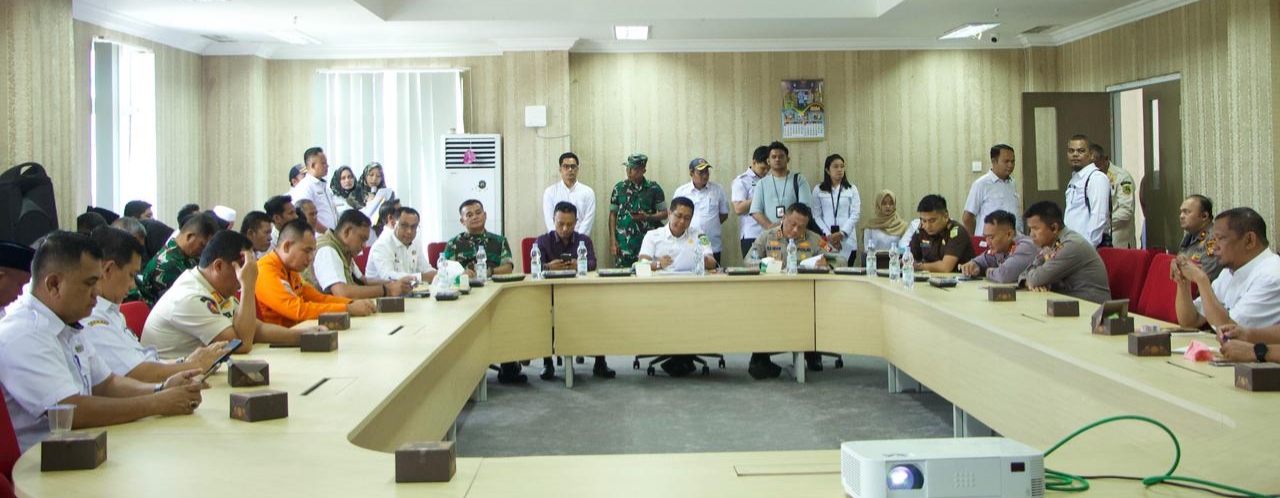 Polres Rohil Inisiasi Antisipasi Karlahut Bersama Forkopimda