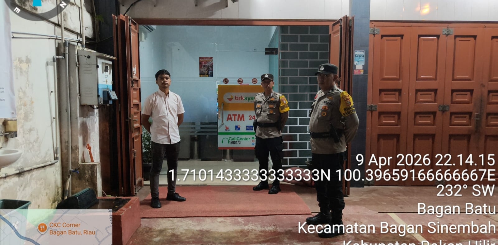 Polsek Bagan Sinembah Gelar Patroli Cegah C3