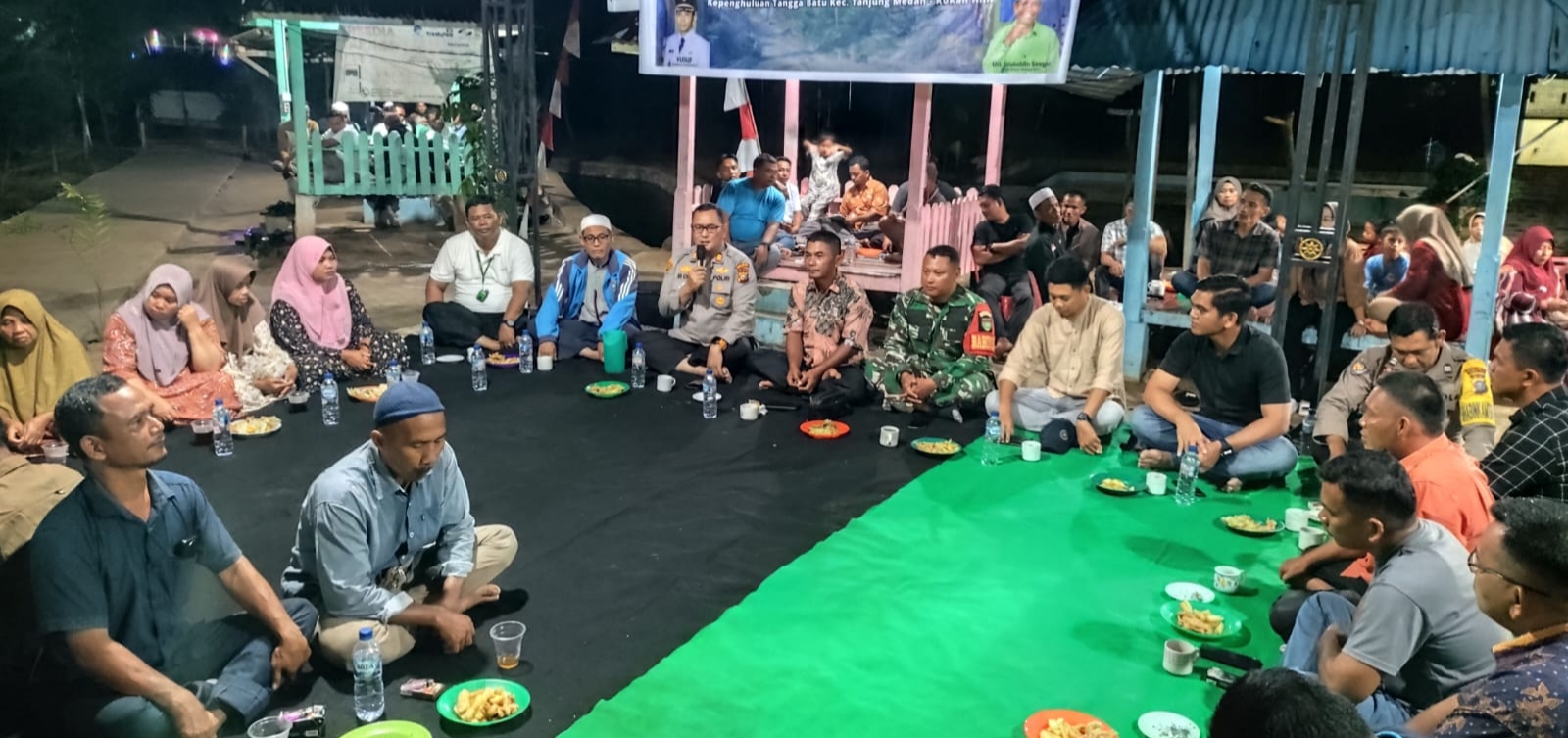 Tanggulangi Pekat Polsek Pujud Gelar Rakor Bersama Datuk Penghulu