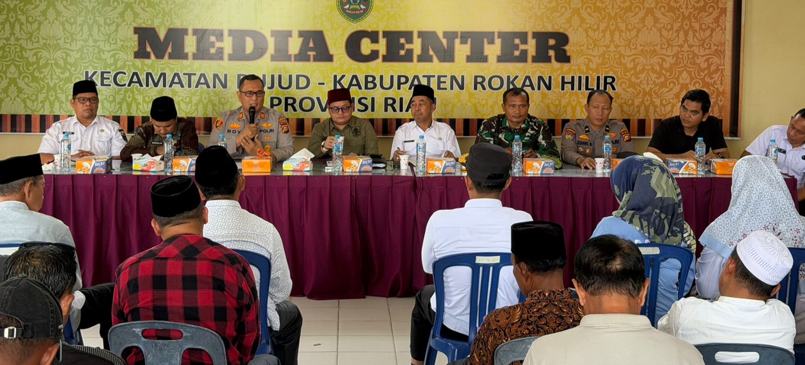 Antisipasi Pekat Polsek Pujud Rakor Bersama Upika dan Para Tokoh